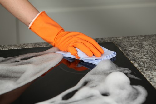Office cleaning in TW10 with attention to reception areas and workstations
