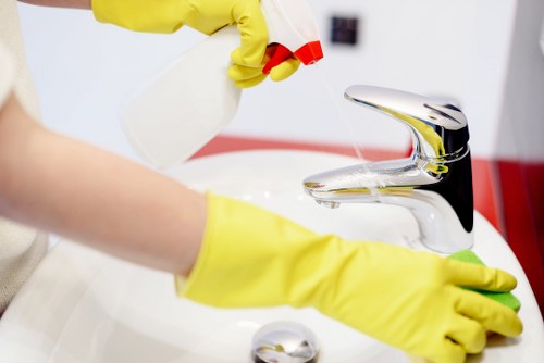 Domestic cleaning for a TW10 home living room and hallway